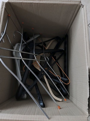 Hangers used, pack of 10 pieces