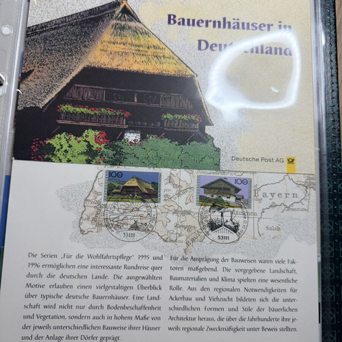 Deutsche Post philatelic sheets 1995–1997 like new, Germany