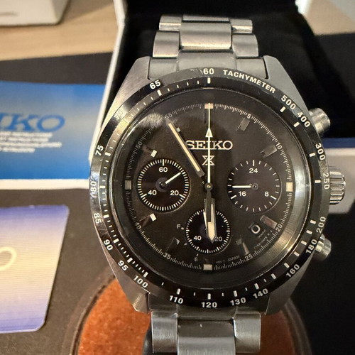 Seiko Prospex Speedtimer 39mm Solar Chronograph used