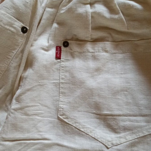 Levi's linen pants like new, one size, white