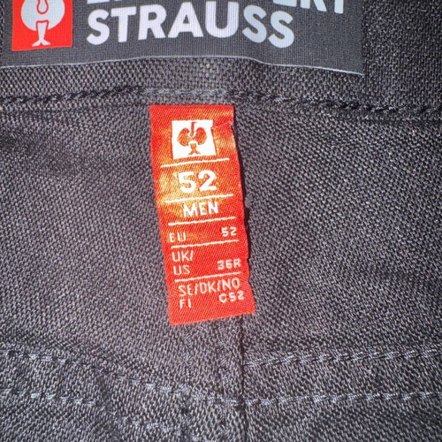 Black denim pants N. 52 Engelbert Strauss like new