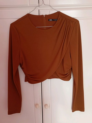 Crop top Zara brown new size M