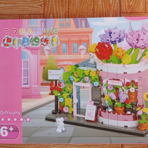 Building Blocks Flower Shop, 524 pieces