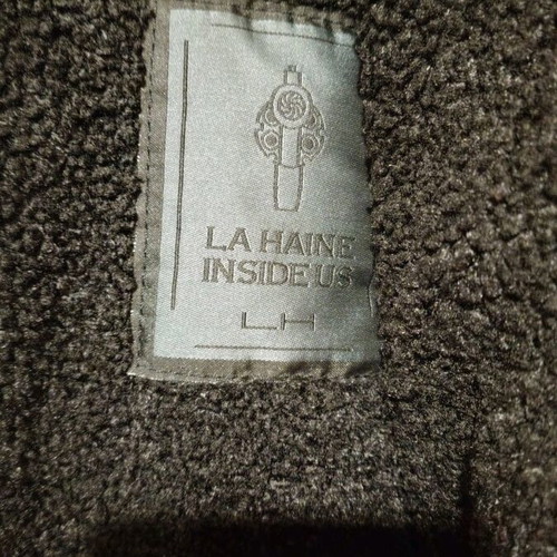 La Haine sleeveless vest like new, size small/medium, black