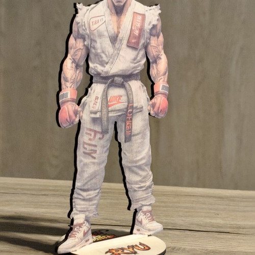 Street Fighter Ryu wooden standee custom streetwear design, new