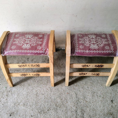 Saddles seats new, handmade, set of two