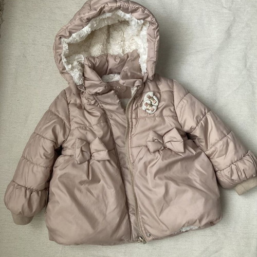 Alouette girl jacket like new, size 2-3 years, beige and pink