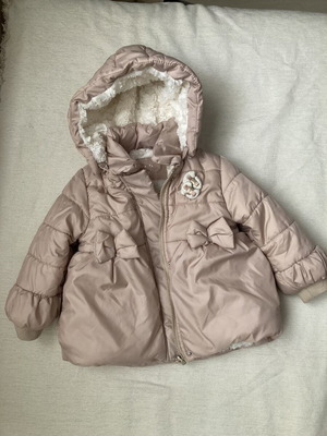 Alouette girl jacket like new, size 2-3 years, beige and pink