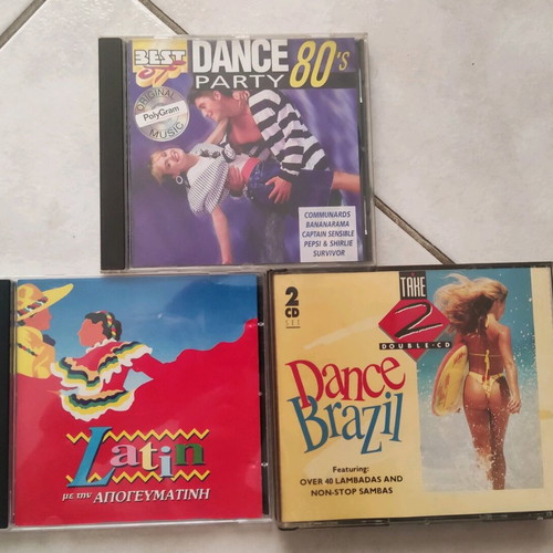 80s Dance Latin Brazil CD set like new