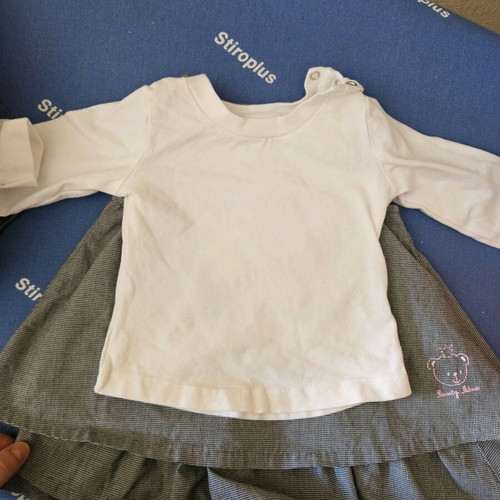 Orchestra dress and bodysuit set 9 months like new with white shirt gift