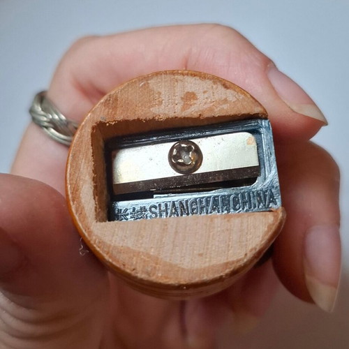 Wooden pencil sharpener from Shanghai, like new