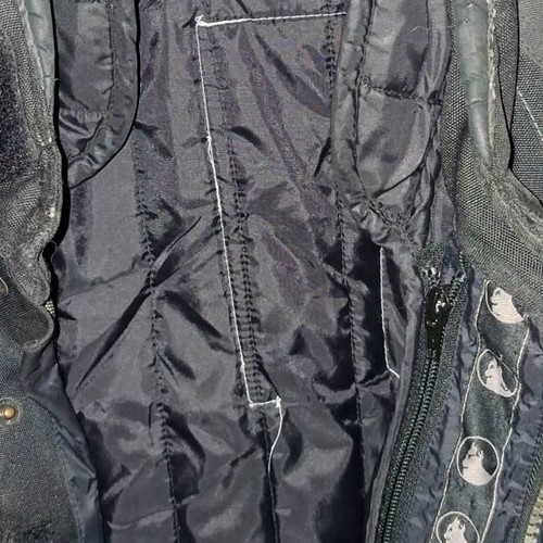 Bering motorcycle jacket size M used with protective armor