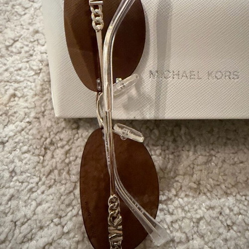 Michael Kors women's sunglasses like new, gold mirrored lenses