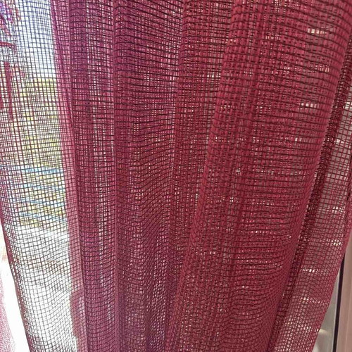 Curtains net pink and fuchsia like new