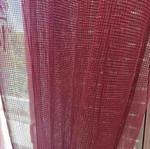 Curtains net pink and fuchsia like new