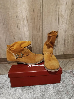 Tan Suede Ankle Boots used, size 38