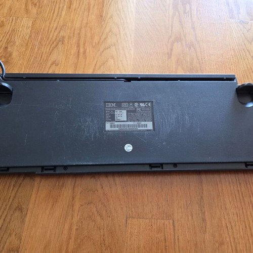 IBM KB-7953 keyboard used, black, vintage 1998