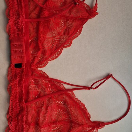 Bralette Understatement red lace size XXL like new