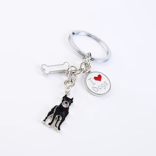 Cane Corso dog keychain new