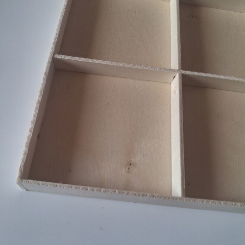 Wooden storage box 16×16 like new