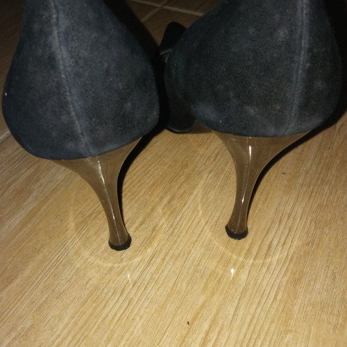 Dodici leather suede pumps size 39 used, black