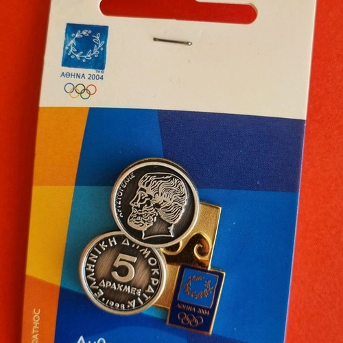 Athens 2004 Collectible Pins Set of 7, New