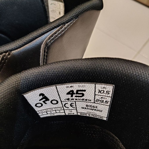 Alpinestars Ridge Waterproof Motorcycle Boots like new, black