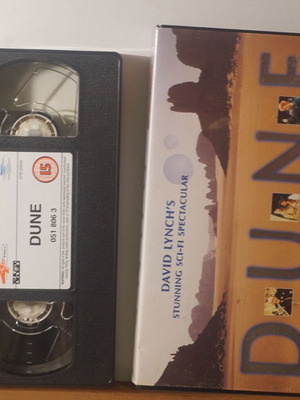 Dune VHS βιντεοκασέτα, επιστημονικής φαντασίας, χωρίς υπότιτλους