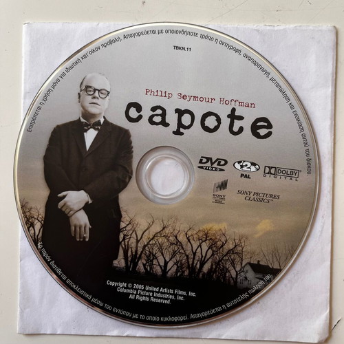 Capote DVD used, drama biography with subtitles