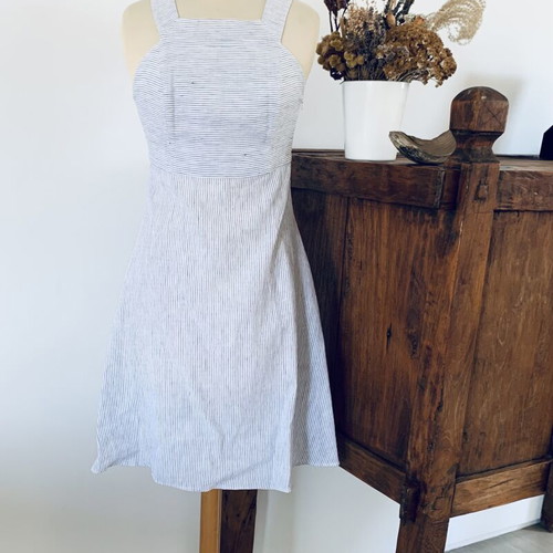 Ioanna Kourbela striped summer dress small, new