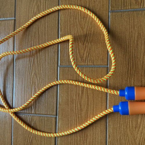Children's Gymnastics Jump Rope like new, orange and blue handles