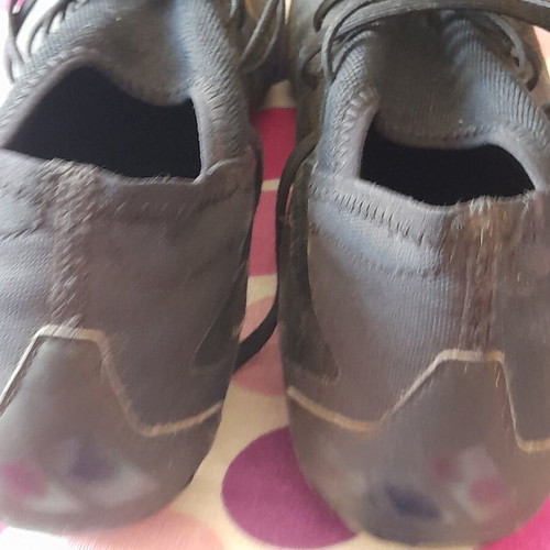Adidas Predator football shoes size 44 used, black with studs