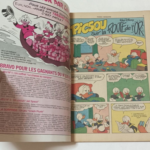 Disney Picsou Magazine No 134 French Comics Mickey 1983