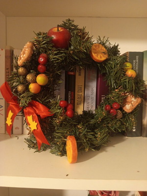 Christmas wreath used in good condition