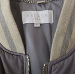Escada bomber jacket new, gray, size M