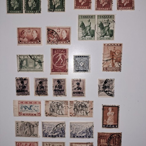 Stamps used 31 sealed 1937-1939