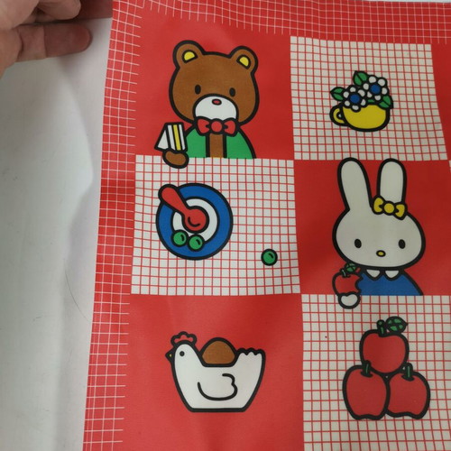 Hello Kitty Sanrio placemat used, 80s