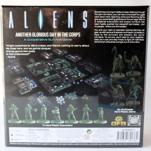 Aliens: Another Glorious Day In The Corps Survival Board Game GF9 new