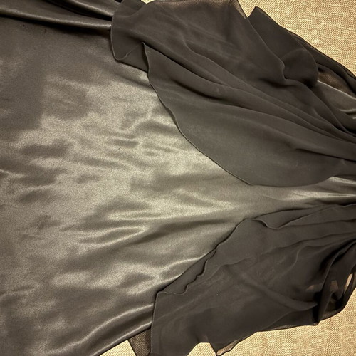 Dress satin black size M used