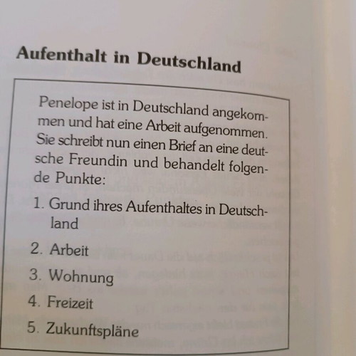 Book of German essays like new