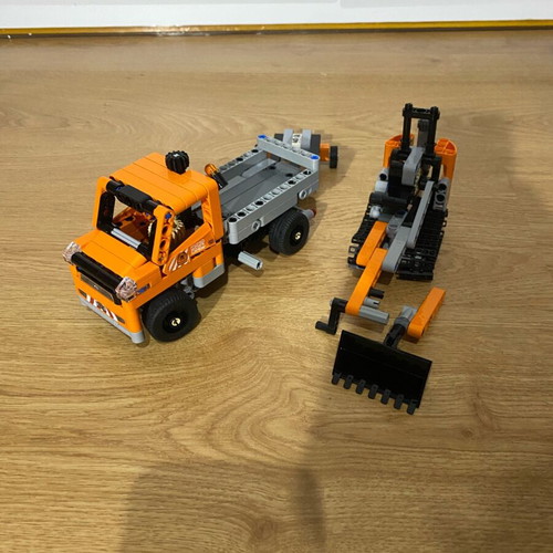 Lego vehicles used, suitable for play, some missing parts