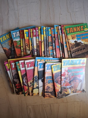 Tanks comics used, various issues