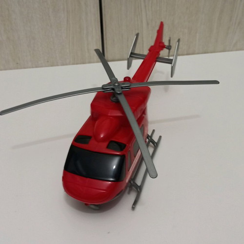 Dickie Toys Fire Rescue Helicopter and Vehicle used, set