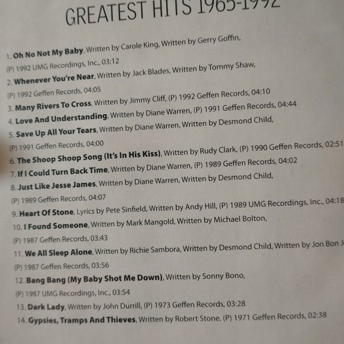 Cher Best Of Collection 1965-1992 CD like new, pop
