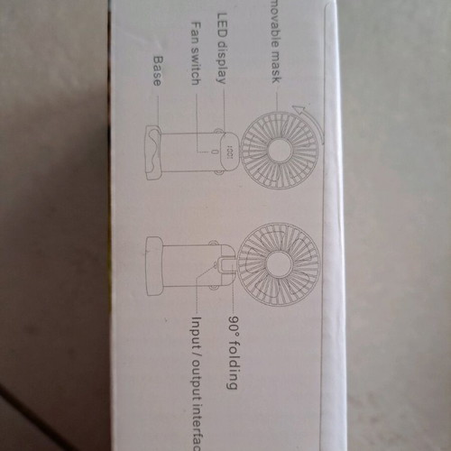 Mini handheld fan new with rechargeable USB battery, portable foldable