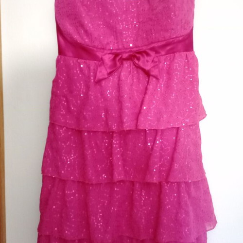 Evening dress Acme pink like new, ideal for christening