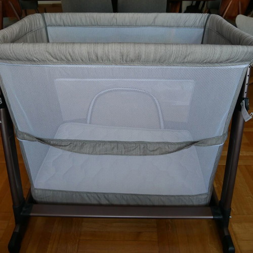 Bebe Stars Side to Side Plus 2in1 Baby Cot with Coconut Mattress like new