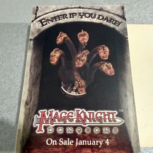 Mage Knight Dungeons 2002 Print Ad Poster new old stock