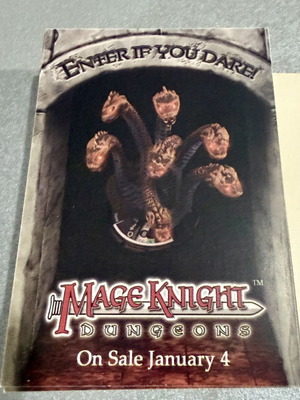 Mage Knight Dungeons 2002 Print Ad Poster new old stock