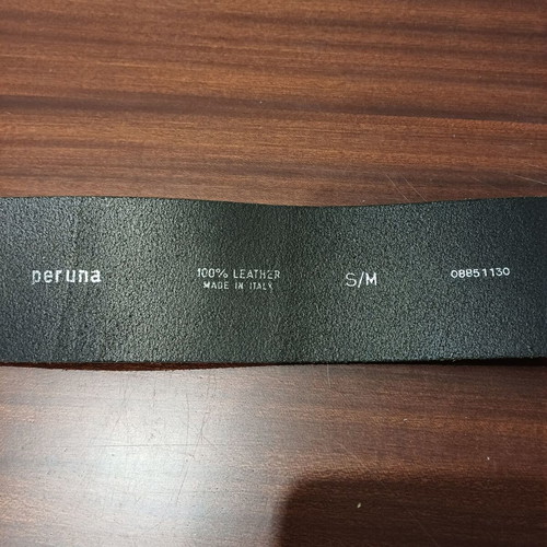 Marks & Spencer leather belt used, black, size S/M